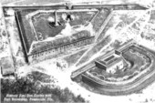 Historic Fort San Carlos de Barrancas and Fort Barrancas.