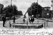 Artesian fountain on Park Avenue - Sanford, Florida.