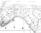 Map of Northern Florida