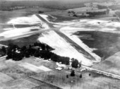 Aerial photograph of Dale Mabry Field - Tallahassee, Florida.