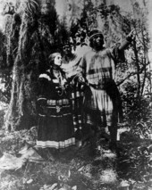 Noah Beery as a Seminole Indian chief - Miami, Florida.