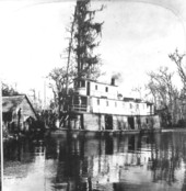 Steamboat "Alligator" docked on the Oklawaha River - Putnam County, Florida