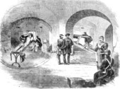 One of the ten flank casemate batteries at Fort Pickens