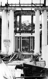 Demolition of the old Governor's Mansion - Tallahassee, Florida.
