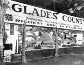 Glades County exhibit at the state fair