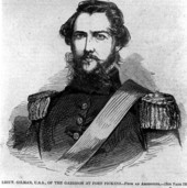 Lieutenant Gilman, U.S.A., of the Garrison at Fort Pickens