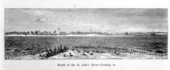 Illustration of the mouth of the Saint Johns River