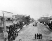 Fair and winter exposition parade on Central Avenue - Saint Petersburg, Florida.