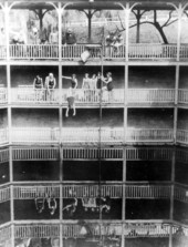 People at the old Spring House - White Springs, Florida