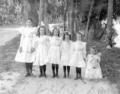 Girls lined up in Rockledge