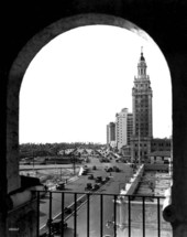 Looking south on Biscayne Boulevard - Miami, Florida.