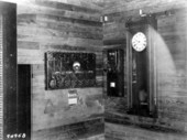 Power board TelAutograph, telephone and clock at fire control tower - Pensacola, Florida.