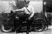 Motorcycle policeman Luther Dennis - Lake City, Florida
