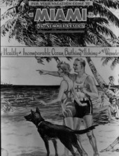 Cover of tourist booklet - Miami, Florida.