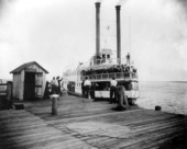 Steamboat "St. Lucie" at unidentified dock