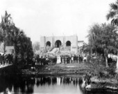 Scene during the making of a movie at Sulphur Springs - Hillsborough County, Florida