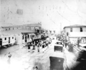 May Day parade on Brevard Avenue - Cocoa, Florida