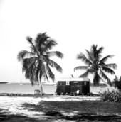 Auto trailer by the Overseas Highway
