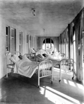 Patients at the Jackson Memorial Hospital - Miami, Florida