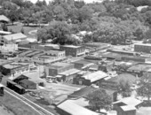 Aerial photograph of the commercial district - Havana, Florida