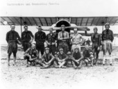 Instructors and graduating cadets pose at Carlstrom Aviation Field - Arcadia Region, Florida.