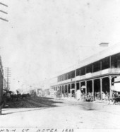 Looking down Main Street - Jacksonville, Florida.