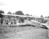 Biplane on the College Arms Hotel golf course - De Land, Florida