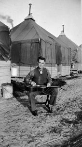 United States soldier stationed at prisoner of war camp - Telogia, Florida