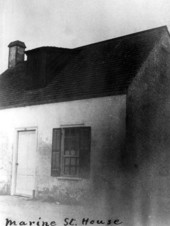 Cottage made from coquina at 53 Marine Street - Saint Augustine, Florida