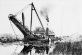 Dredging an Everglades canal