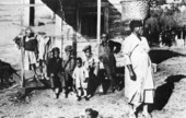 African American family at their home