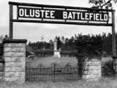Front view of the Olustee Battlefield State Monument - Olustee, Florida