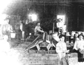Interior of packing house - Mulberry, Florida