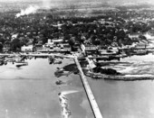 Aerial view looking west - Daytona Beach, Florida