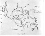 Map of the Gulf of Mexico by Sebastian Cabot