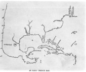 An early French map of the Gulf of Mexico including Florida