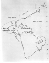 Map of the Gulf of Mexico including Florida