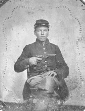Portrait of an unidentified Union soldier.