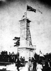 Survivors of the Battle of Olustee at the dedication of the battlefield monument - Olustee, Florida