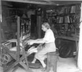 Woman weaving - Jacksonville, Florida.