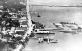 Aerial view looking north - Daytona Beach, Florida
