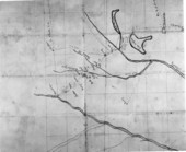 Map of Tallahassee area to south Georgia showing railroad lines.