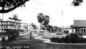 Central Avenue looking north from the City Park - Umatilla, Florida.