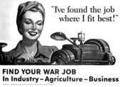 Woman worker poster