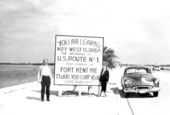 Sign at city limit - Key West, Florida.
