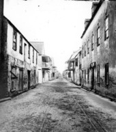 Unidentified street in St. Augustine, Florida.