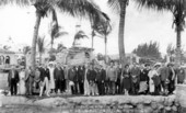 Philadelphia delegation with Hon. W. J. Bryan - Coral Gables, Florida