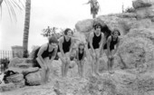 Girls with Jackie Ott at the Venetian Pool - Coral Gables, Florida