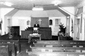 Interior view of the Peniel Baptist church - Palatka, Florida