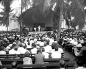 Memorial service for William Jennings Bryan at Royal Palm Park - Miami, Florida
